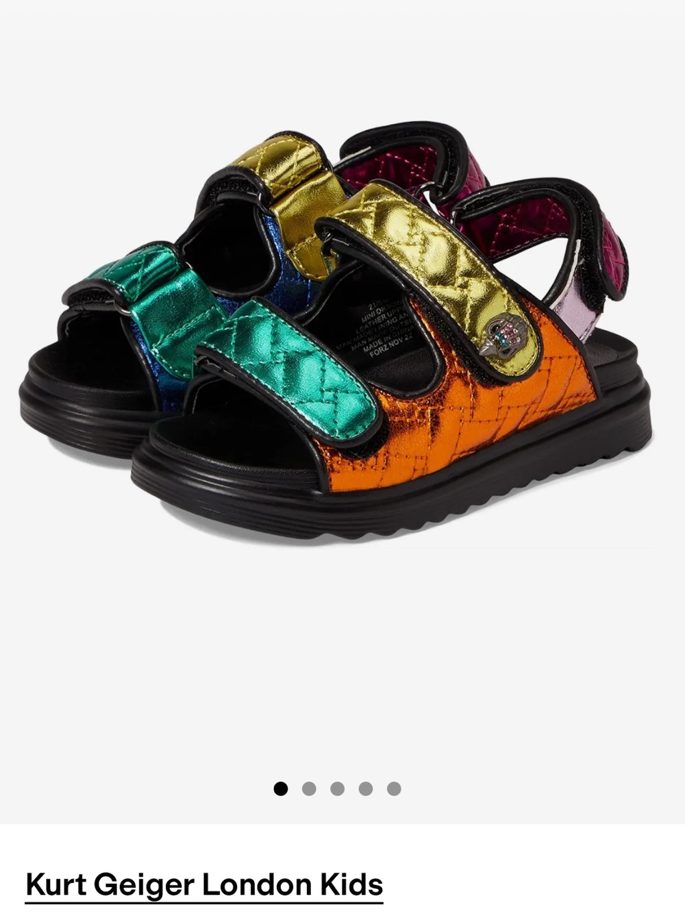 Kurt Geiger Toddler Girl Orson sandals size 8!